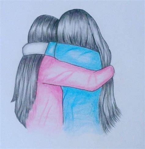 best friends zeichnungen|Creative and Heartwarming Best Friend Drawings